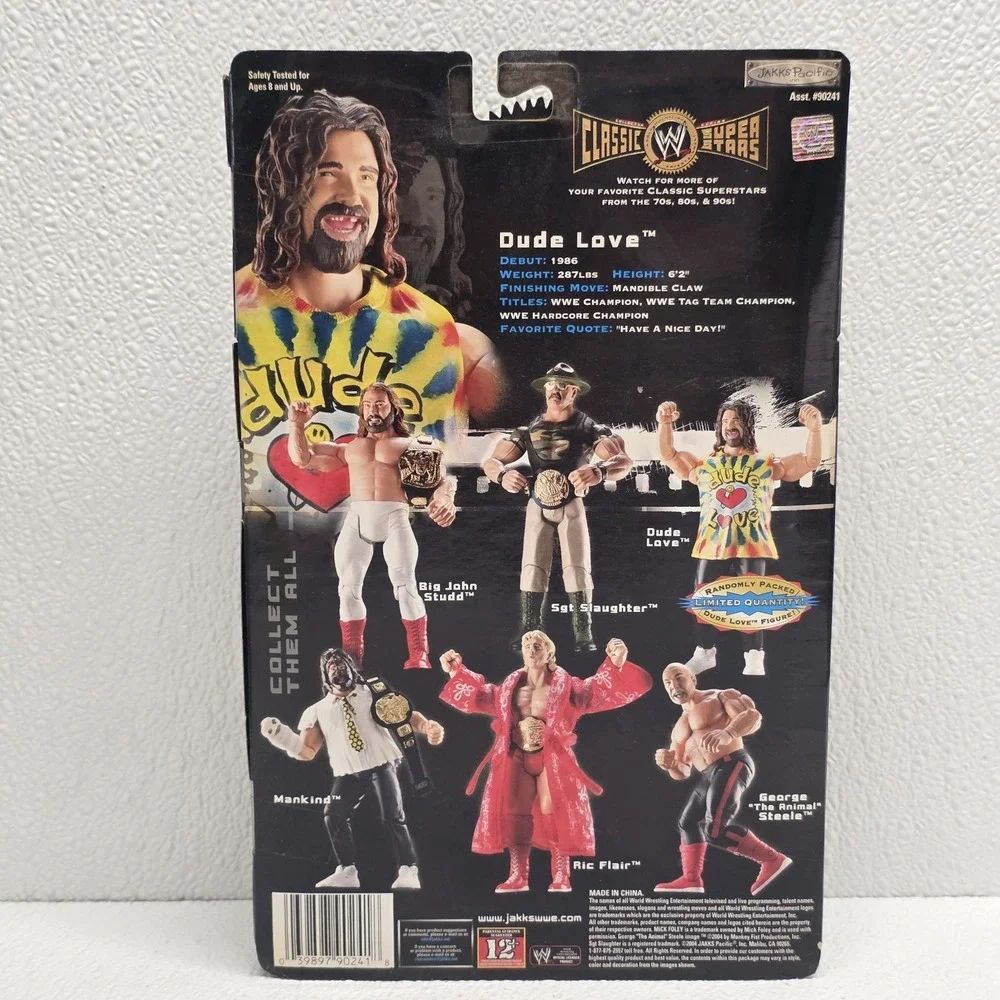 WWE Classic Superstars Collector Series DUDE LOVE 2004 Jakks Action Figure